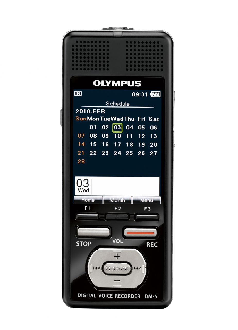 Olympus DM-5 Ses Kayıt Cihazı 8GB, 2043 saat, microSD