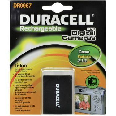 Duracell DR9967 Canon LP-E10 Batarya