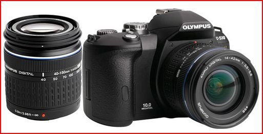 Olympus%20E-510%20Double%20Zoom%20Kit%20ED%2014-42mm%20f3.5:5.6%20+%20ED%2040-150mm%20f4.0-5.6%20D-SLR%20Kamera