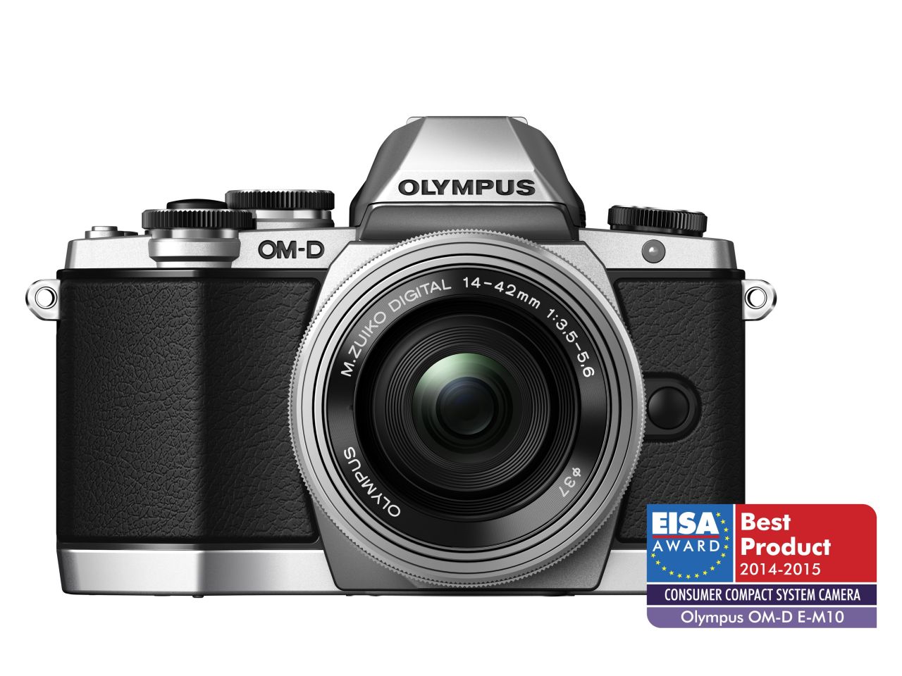 Olympus OM-D E-M10 14-42 EZ Pancake Kit  (Gümüş)