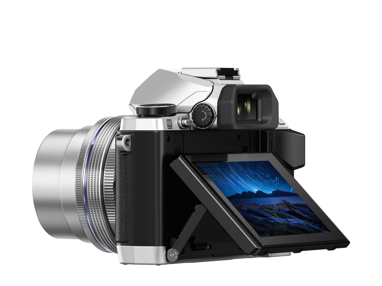 Olympus OM-D E-M10 14-42 EZ Pancake Kit  (Gümüş)