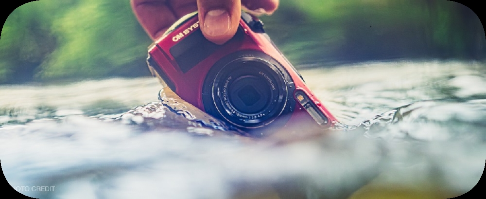 OM SYSTEM Tough TG-7 Red Underwater Camera, Waterproof, Freeze