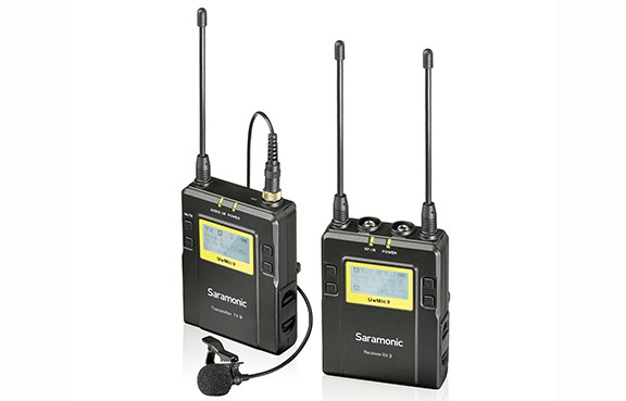 Saramonic UwMic9 (RX9 +TX9) 1 Verici + 1 Alıcı Kablosuz Yaka Mikrofonu