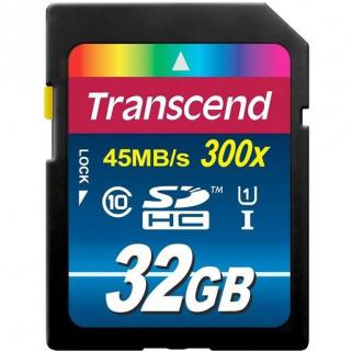 Transcend 32GB SDHC UHS-I 300x Class10 Hafıza Kartı