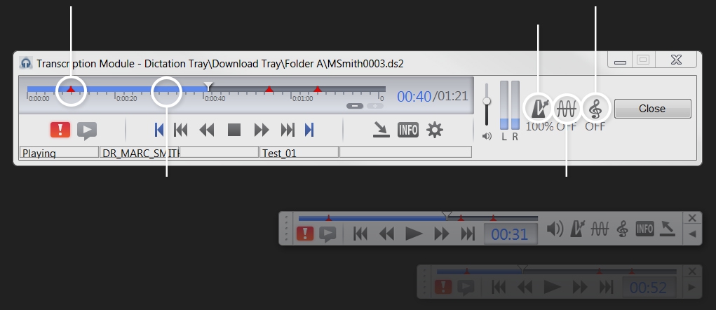 Olympus AS‑9000 Transkript Kiti