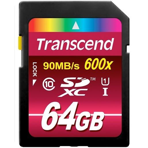 Transcend 64GB SHXC Class 10 UHS-I 600x Hafıza Kartı