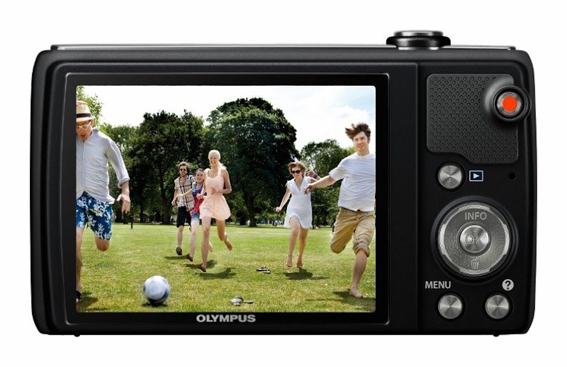 Olympus D-755 16MP 10x Optik HD Video (Siyah)