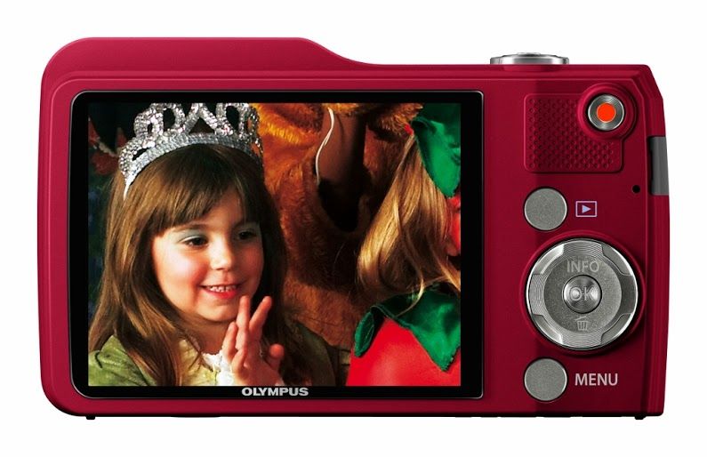 Olympus VG-170 Red 14MP HD Video 5x optik zoom