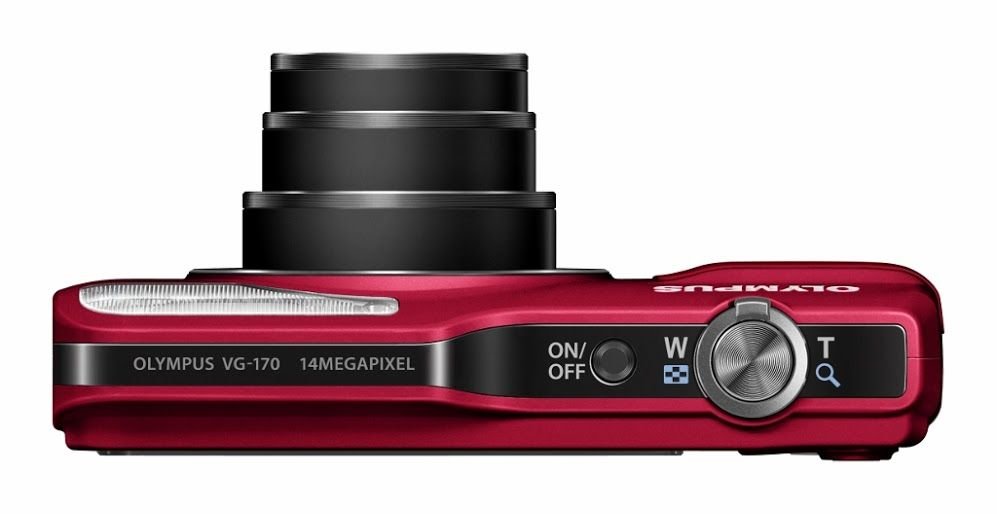 Olympus VG-170 Red 14MP HD Video 5x optik zoom