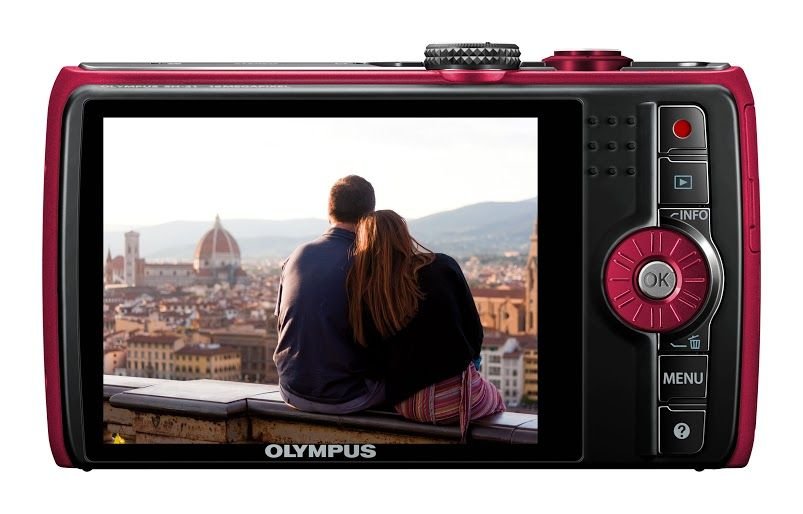 Olympus SH-21 Red 16.0 MP, 12.5x super wide zoom