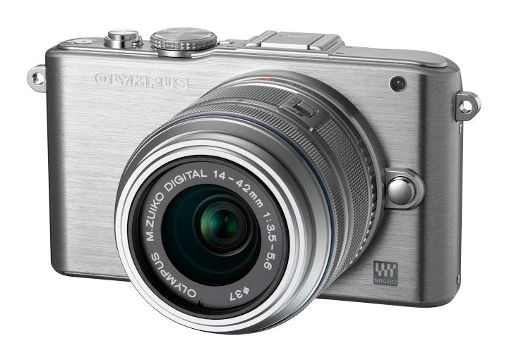 Olympus PEN E-PL3 Double Zoom Kit (Gümüş)