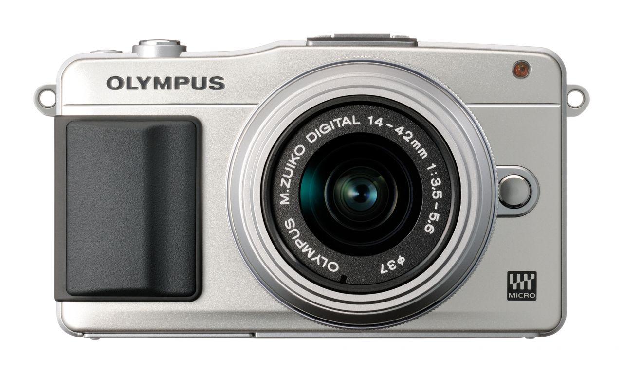 Olympus PEN Mini E-PM2 Double Zoom Kit (Gümüş)